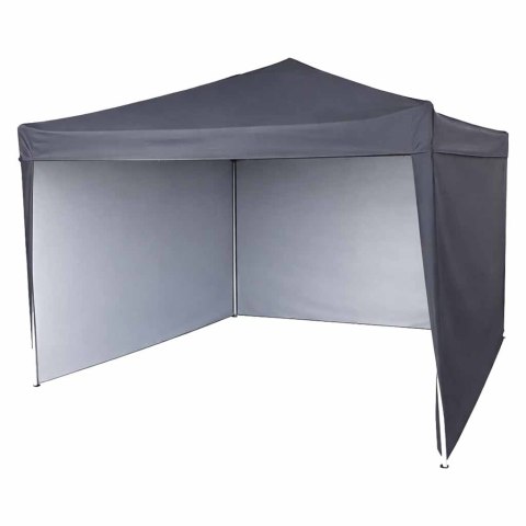 Pawilon ogrodowy LUARO namiot imprezowy handlowy altana 3x3 m czarny Kik Sp. z o. o. Sp. k.