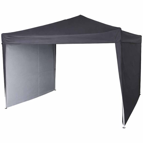 Pawilon ogrodowy LUARO namiot imprezowy handlowy altana 3x3 m czarny Kik Sp. z o. o. Sp. k.