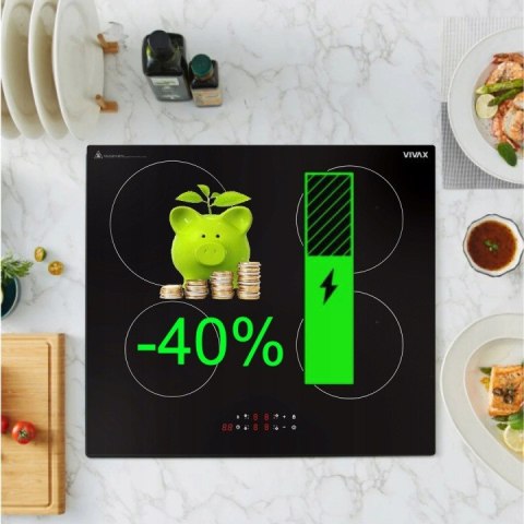 Płyta indukcyjna do zabudowy 2 palniki Vivax BH-02MIN BOOSTER 230/400W 2+3 VIVAX