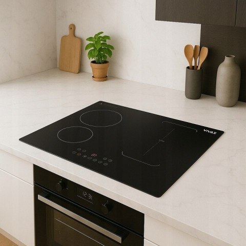 Płyta indukcyjna zabudowy 60cm BH-04MFZIN BOOST TIMER FLEX ZON PÓL 2+3 VIVAX