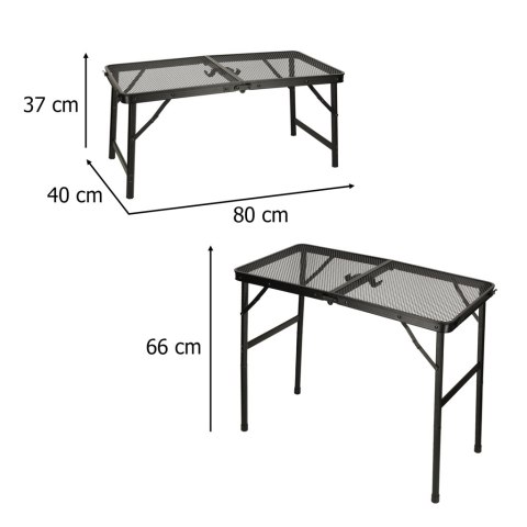 Stół stolik turystyczny LUARO kempingowy cateringowy składany 80 x 66 x 40 cm Kik Sp. z o. o. Sp. k.