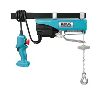 WYCIĄGARKA, WCIĄGARKA, PRZYCIĄGARKA AKUM. 250KG 18V SAS+ALL DEDRA