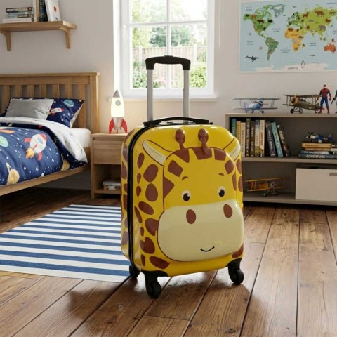 Walizka podróżna dla dzieci bagaż podręczny na kółkach żyrafa Kik Sp. z o. o. Sp. k.