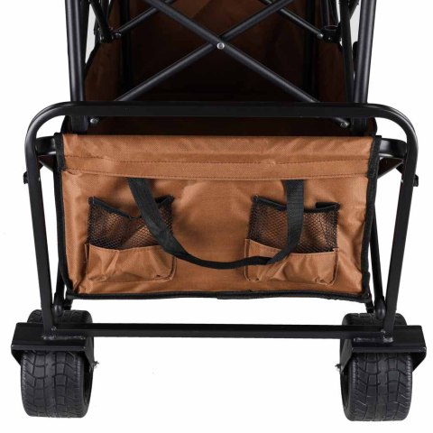 Wózek transportowy LUARO plażowy składany ze stolikiem 2w1 Kik Sp. z o. o. Sp. k.