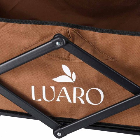 Wózek transportowy LUARO plażowy składany ze stolikiem 2w1 Kik Sp. z o. o. Sp. k.