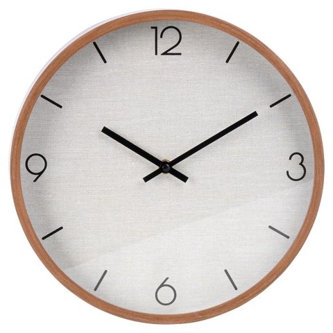 Zegar na Ścianie Ścienny Brązowy Klasyczny Ozdobny Dekoracyjny VILDE 29,5cm