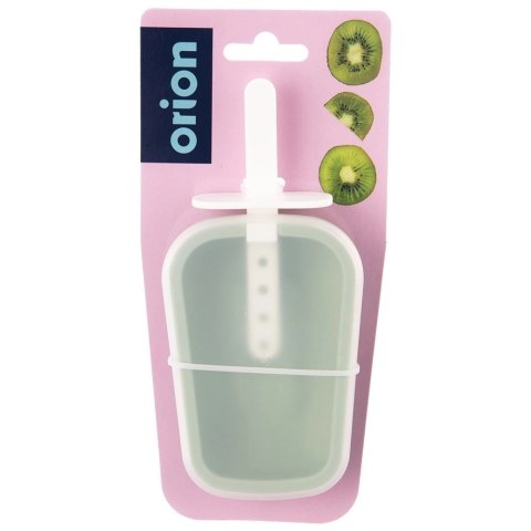 Forma do Lodów ORION Silikonowa Miętowa z Pokrywką Patyczek do Zmywarki