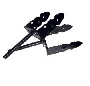 PODSTAWA SŁUPA REGULOWANA 0-165MM NA DŁUGIM PRĘCIE, RETRO UN