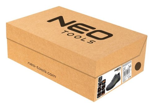 PÓŁBUTY ROBOCZE SB SR, PODNOSEK STALOWY ROZMIAR 41 NEO