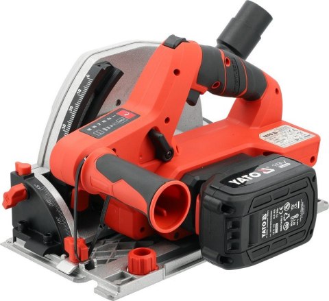 ZAGŁĘBIARKA AKUMULATOROWA 18V + PROWADNICA, 1*4.0AH. YATO