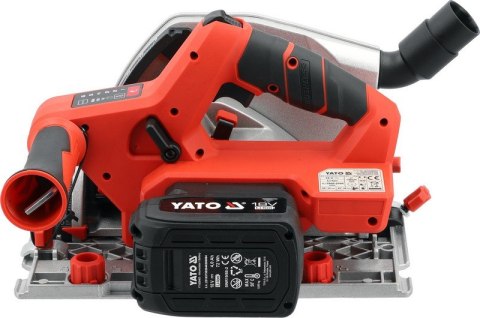 ZAGŁĘBIARKA AKUMULATOROWA 18V + PROWADNICA, 1*4.0AH. YATO
