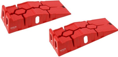 ZESTAW NAJAZDÓW SAMOCHODOWYCH 3T 2 SZT. CZERWONE YATO