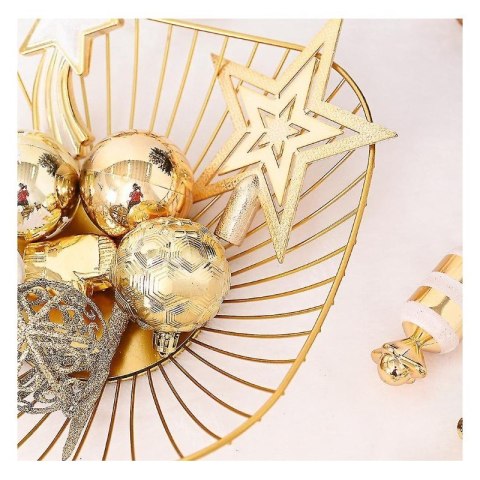 Komplet bombek 121 szt w opakowaniu, bombki na choinkę BSN17