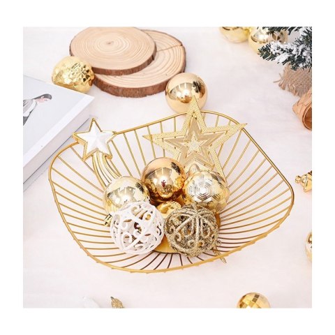 Komplet bombek 121 szt w opakowaniu, bombki na choinkę BSN17