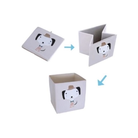 Pojemnik na zabawki sztywny, BOHO, piesek 33x33x33cm OR103WZ1