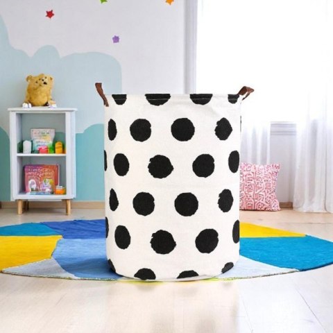 POJEMNIK KOSZ WOREK NA ZABAWKI LUB PRANIE KROPKI 35x45 cm OR2WZ26