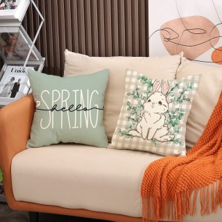 Poszewka na poduszkę 45 x 45 cm motyw wiosenny BOHO POD138