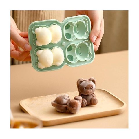 Foremki silikonowe do kostek lodów 4 MISIE FNL07