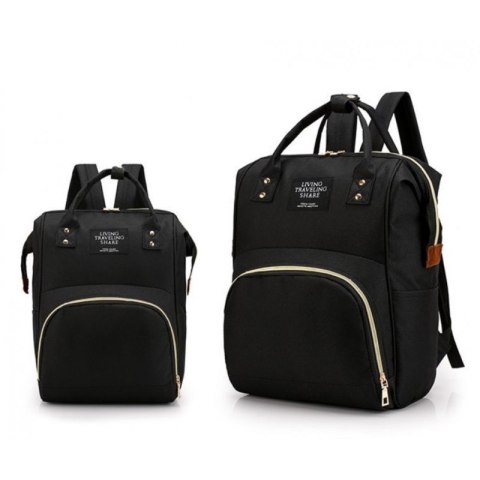 Torba, organizer, plecak dla mamy Czarny PLM10CZ