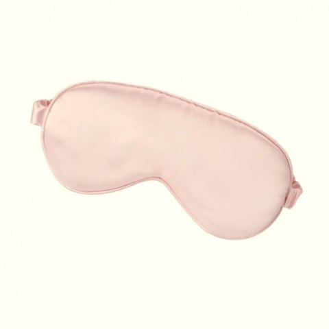 Maska na oczy do spania ELEGANT ciemny róż satynowa 20 x 9 cm OPK10CR