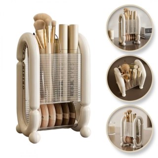 Organizer na pędzle, kosmetyki kremowy 20cm x 12cm CB59