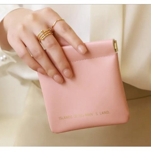 Organizer na wkładki higieniczne, elegancka saszetka do torebki, ekoskóra ORM34R