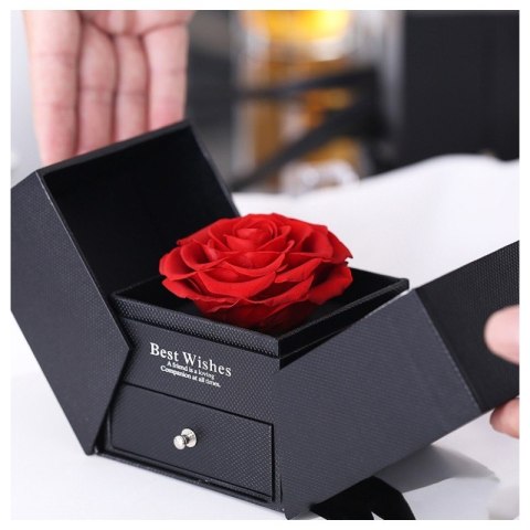 Pudełeczko Walentynkowe na biżuterię mydlana Wieczna Róża PDOZ17CZ