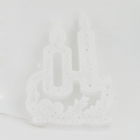 Wisząca ozdoba XXL Świecznik MULTIKOLOR lampki led 9091