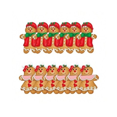 Zawieszki choinkowe PIERNICZKI drewniane 12szt w opakowaniu BSN47