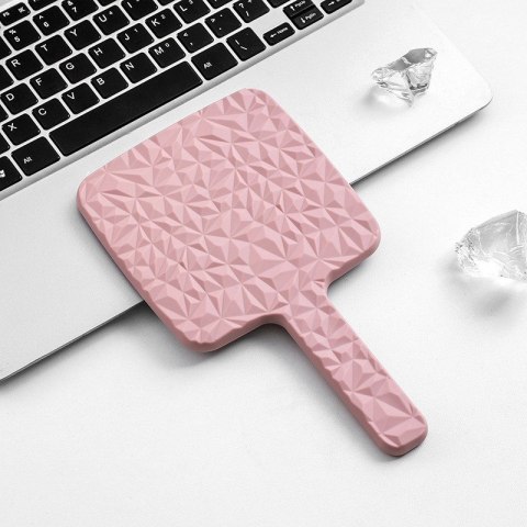 Lusterko kosmetyczne z rączką, jednostronne XL wysokość 23cm L24R