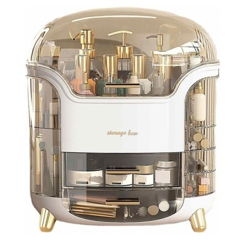 Organizer szkatułka na kosmetyki, biżuterię XL wielopoziomowy CB34