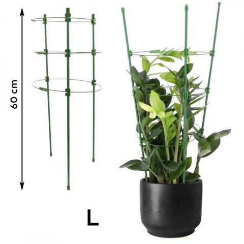Podpora pierścieniowa do roślin, kwiatów, warzyw 28 x 60 cm L ROS22