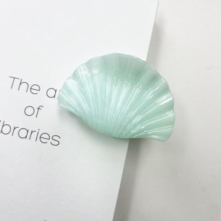 Spinka do włosów klamra MUSZLA XL marmurek 8,5 x 5,7 cm SP423