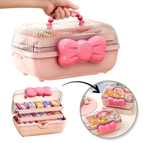 Organizer szkatułka na ozdoby do włosów, akcesoria, biżuterię CB74R
