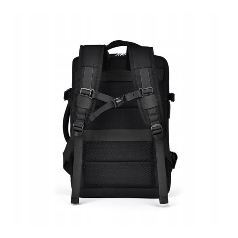 Plecak podróżny, kabinowy do samolotu, wodoodporny z USB, 44x30x16/26cm PL177