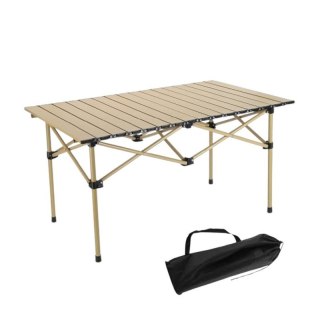 Składany stół cateringowy, turystyczny, piknikowy 95 x 56 cm beżowy SC09K