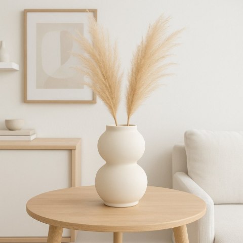 Ceramiczny wazon w pudełku, styl minimalistyczny 20,5×13,5cm - WAZ05