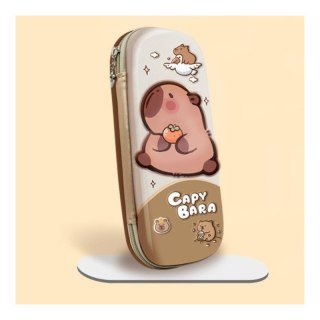 Duży PIÓRNIK wielofunkcyjny jednokomorowy brąz CAPYBARA PR13