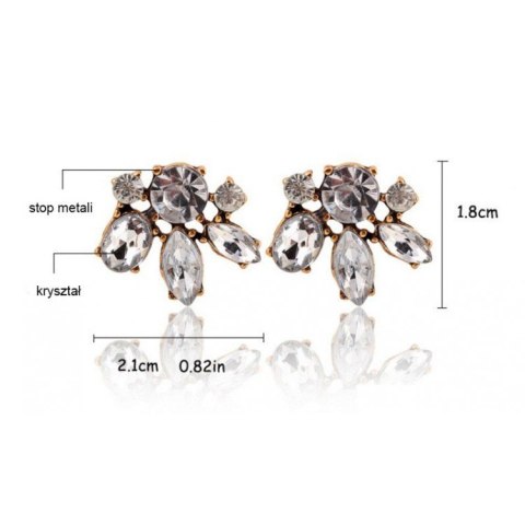 Kolczyki delikatne SALVA cyrkonie K743