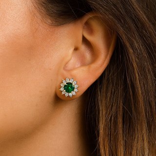 Kolczyki ze stali szlachetnej pozłacane 14k złotem, z cyrkoniami KST3415