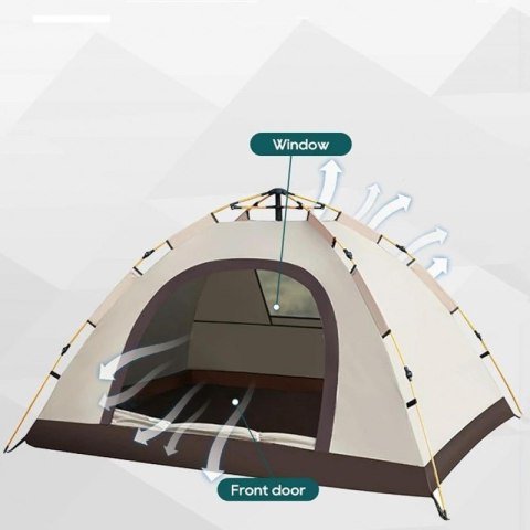 Namiot kempingowy składany 2-3 osobowy 200x140x115cm BAL12ZIE