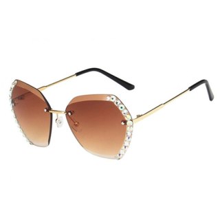 Okulary przeciwsłoneczne z kryształkami COFFE OK212WZ1