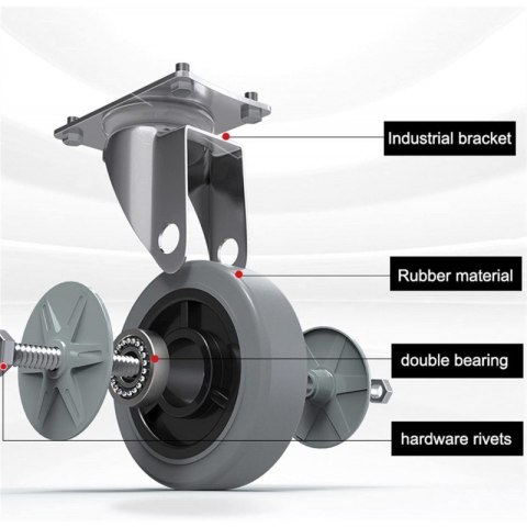 Wózek transportowy, magazynowy ręczny, składany, metalowy 88 x 58 cm AT01