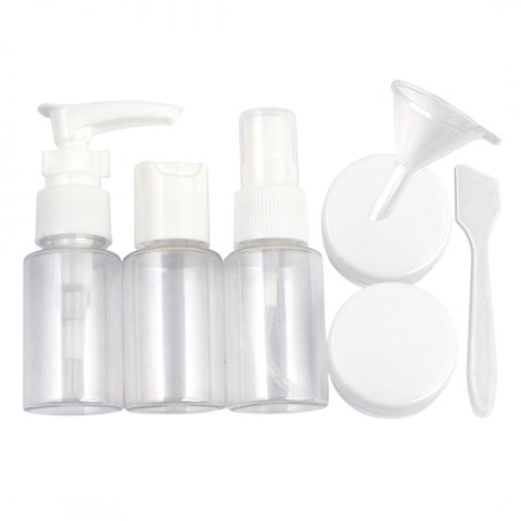 Zestaw pojemniczków i akcesoriów podróżnych 7w1 KS122B