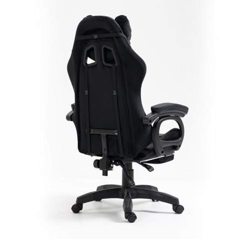 Fotel gamingowy obrotowy STUDENT, podnóżek i poduszka masująca KO23CZ