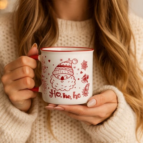 Świąteczny Kubek ceramiczny 350 ml + Pudełko na Prezent KB12