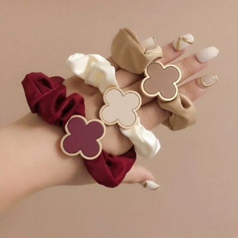 Zestaw frotek gumek 3w1 na plakietce PIN UP koniczynka GUM176