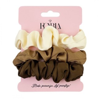 Zestaw frotek gumek do włosów 3w1 na plakietce PIN UP GUM158