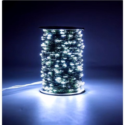 Zewnętrzne/ wewnętrzne lampki choinkowe drucik 500 LED 50m, zimne białe LAMP36B