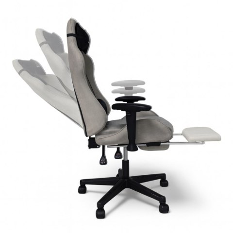 Fotel gamingowy obrotowy EvoChair z masażerem i regulowanymi podłokietnikami KO45SZ-MAT